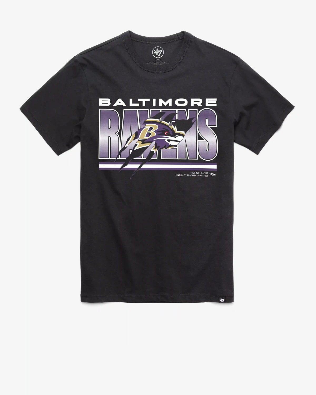 BALTIMORE RAVENS TEAM THUNDER RIP '47 FRANKLIN TEE