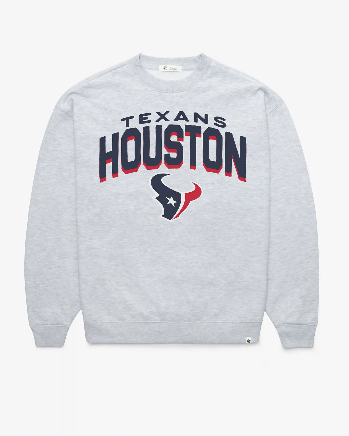 HOUSTON TEXANS CAMPUS ARCH CLOUD '47 OVERSIZED CREW WOMENS