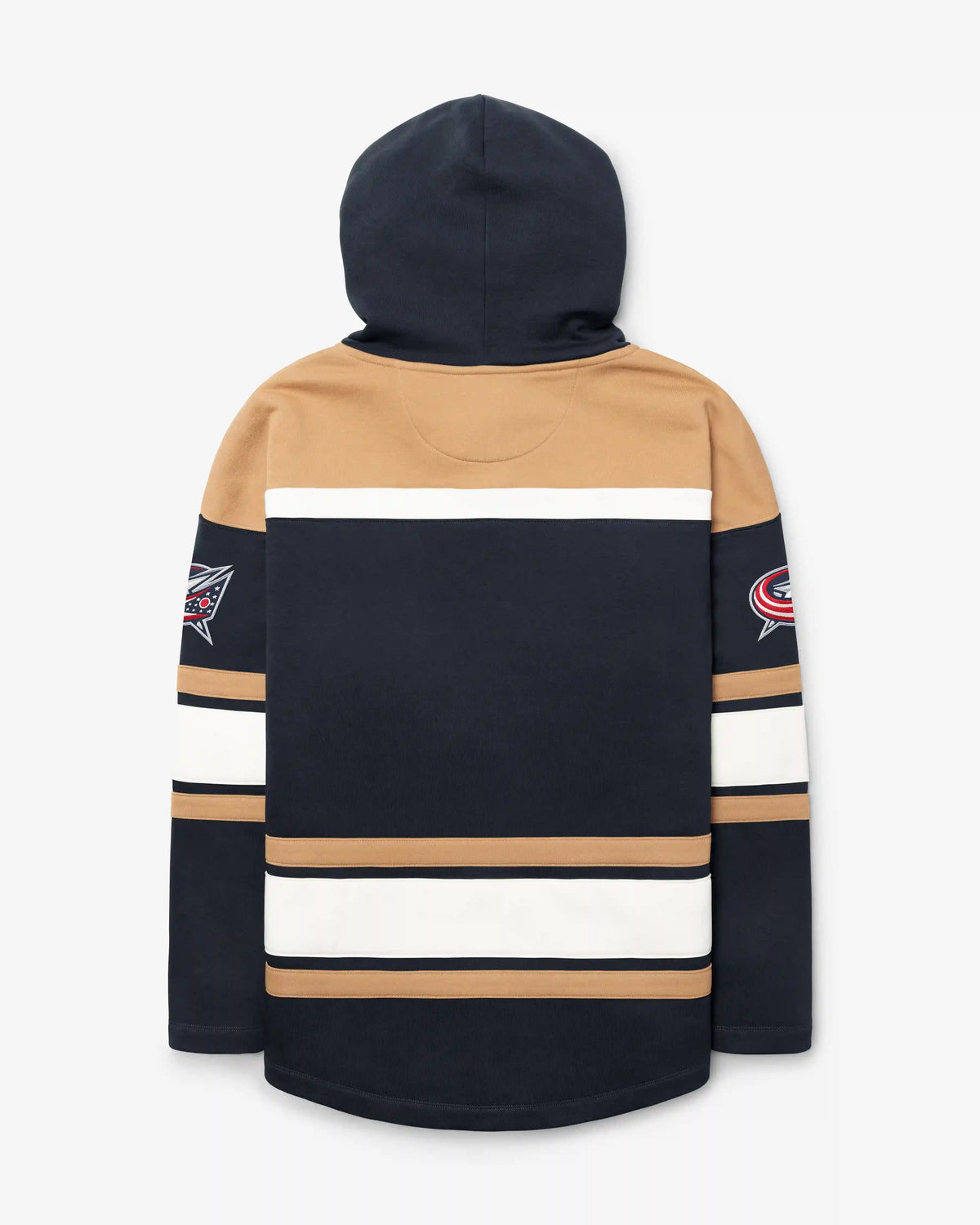 COLUMBUS BLUE JACKETS BLOCK SCRIPT SUPERIOR '47 LACER HOOD