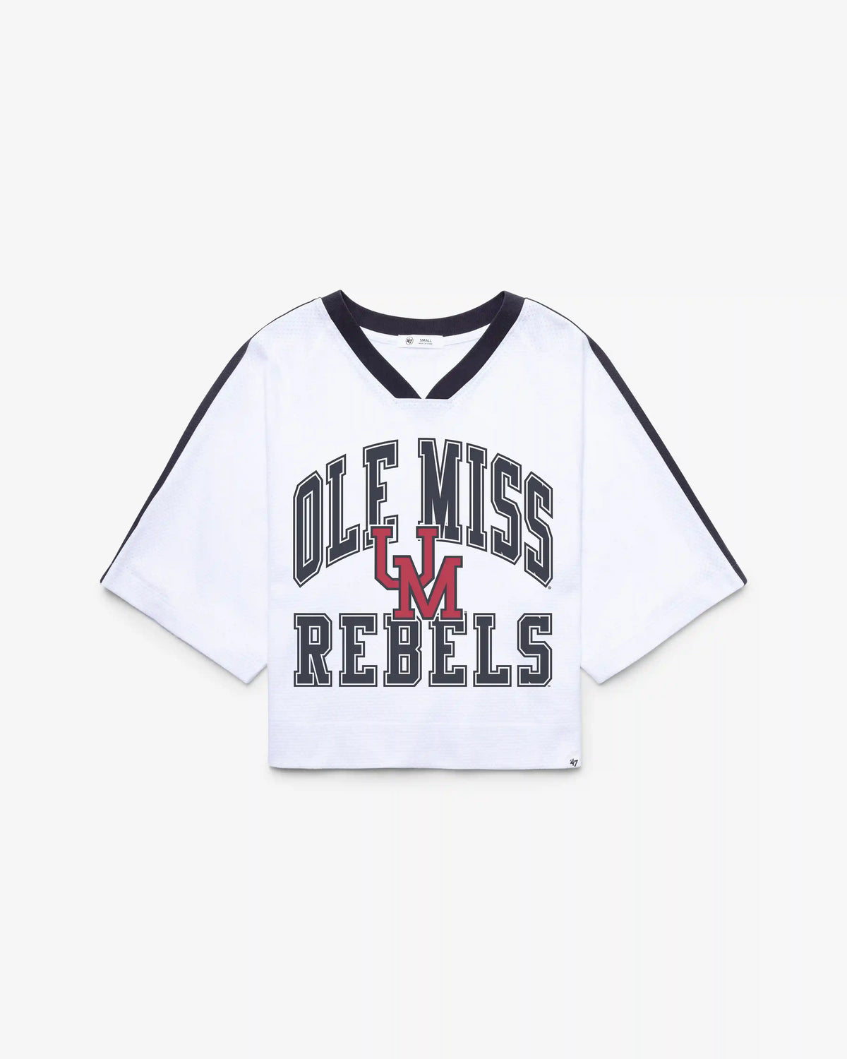 MISSISSIPPI REBELS VINTAGE BIG OVERARCH '47 WOMEN'S DROP NEEDLE RAGLAN JERSEY