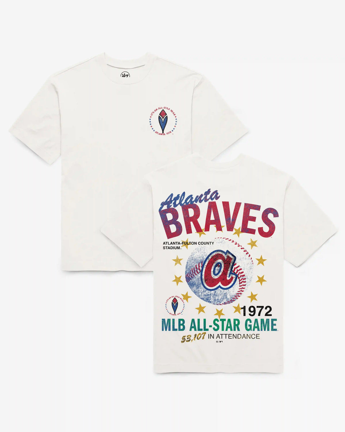 ATLANTA BRAVES COOPERSTOWN ALL STAR GAME '47 FOUNDATION TEE