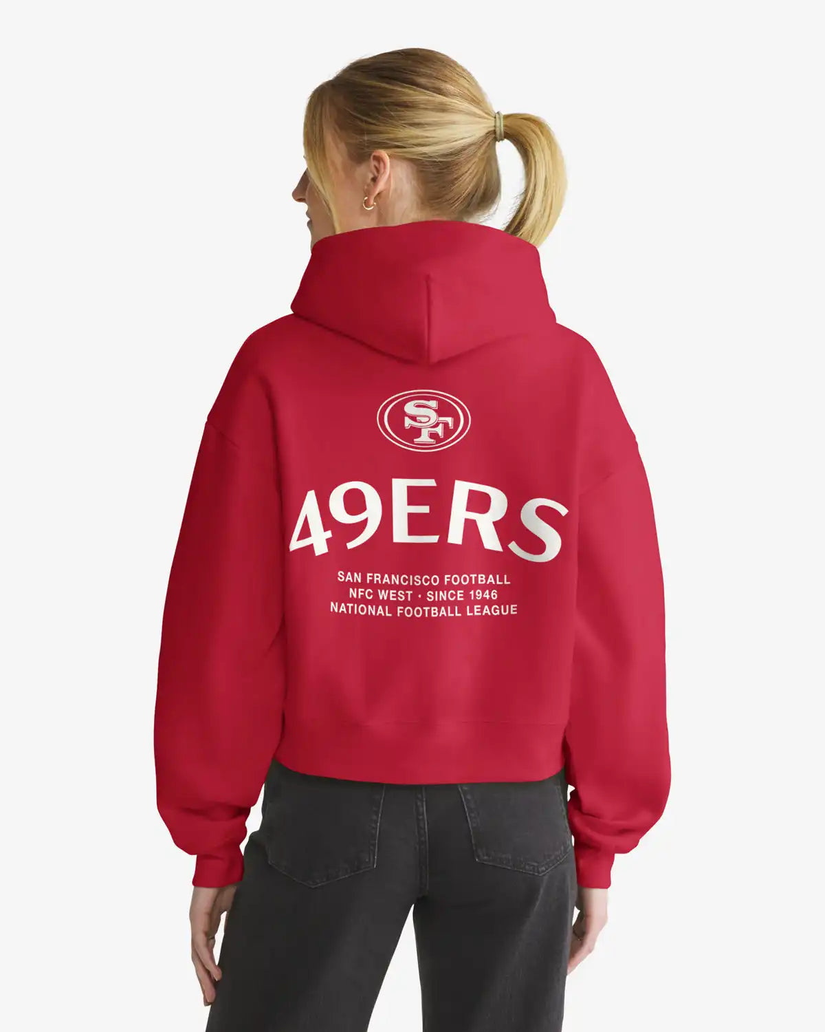 SAN FRANCISCO 49ERS HADRIAN '47 FOUNDATION HOOD WOMENS
