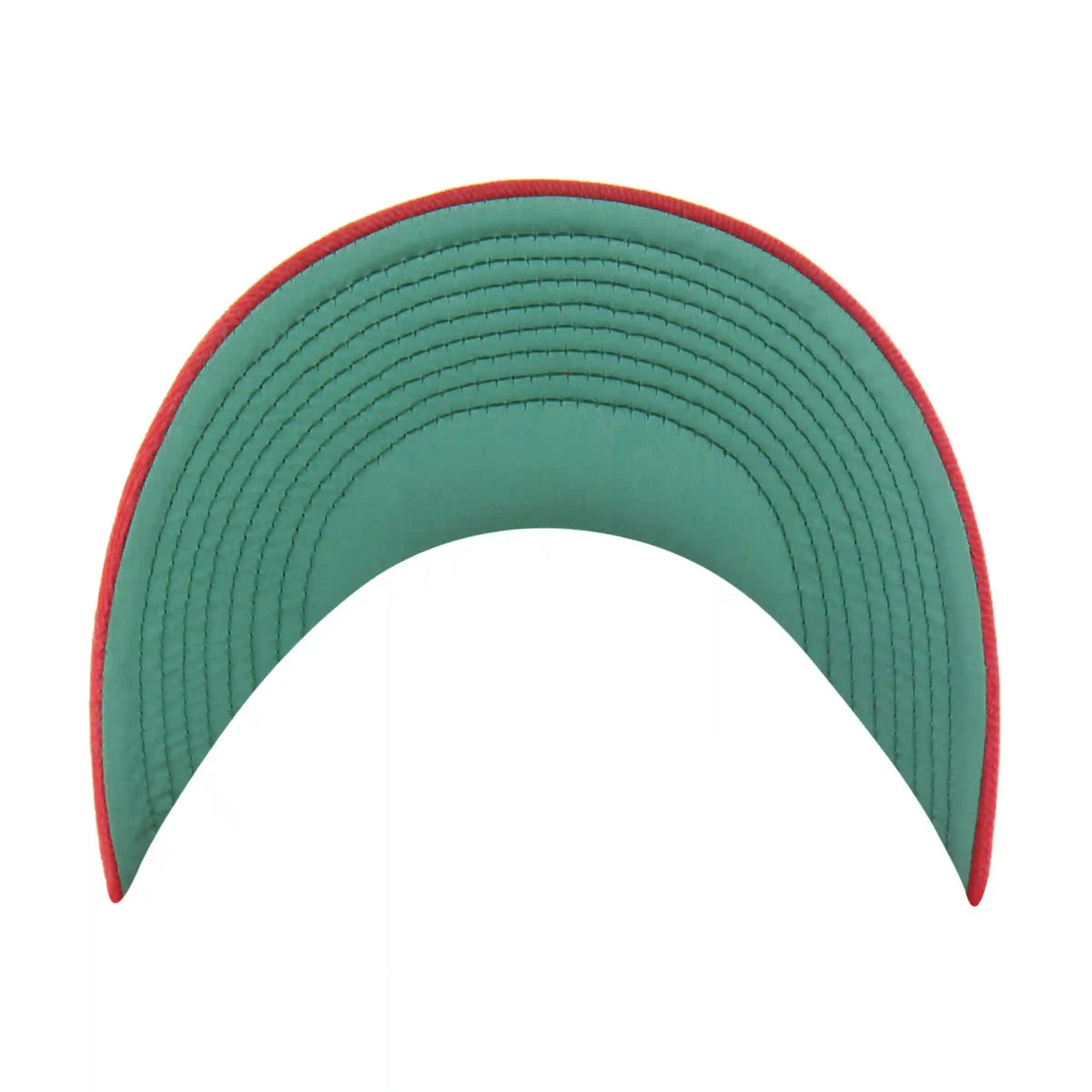OHIO STATE BUCKEYES CHAIN SIDE STITCH '47 CLEAN UP ROUND VISOR