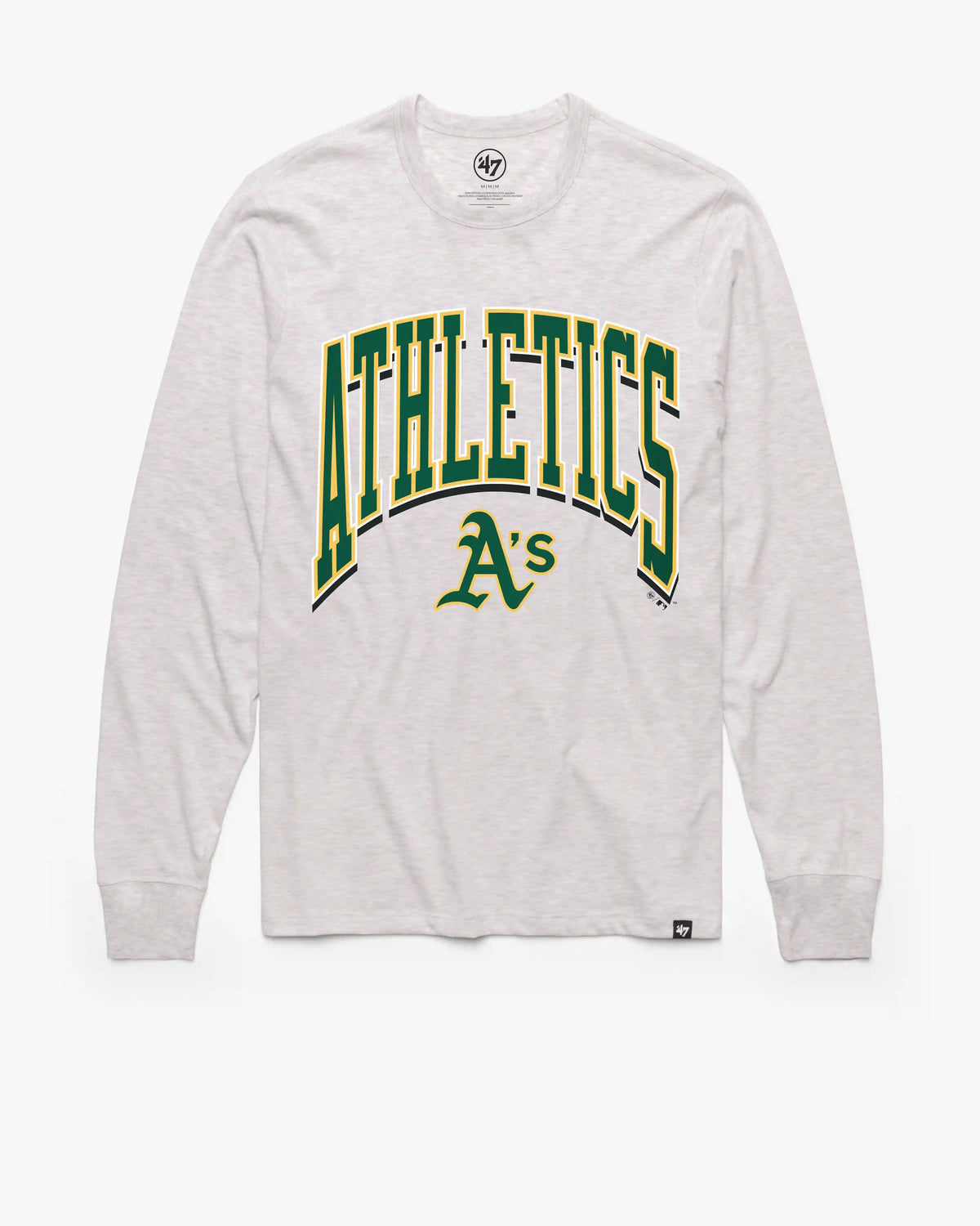 ATHLETICS BASEBALL WALK TALL '47 FRANKLIN LONG SLEEVE TEE