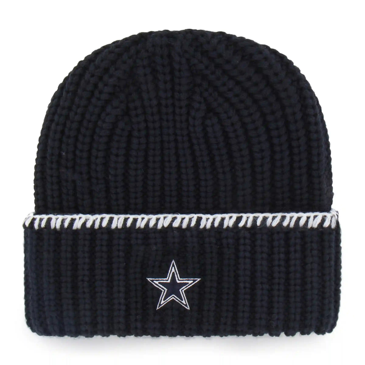 DALLAS COWBOYS BLANKET STITCH 47 CUFF KNIT
