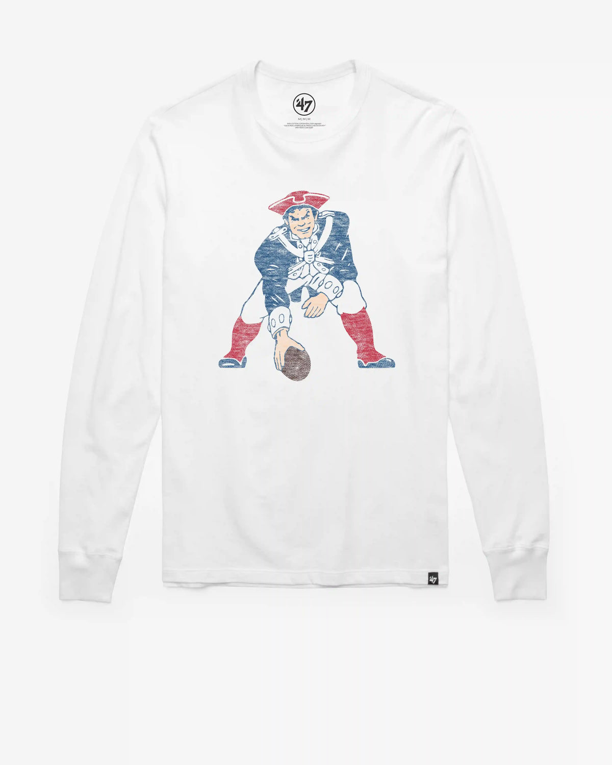 NEW ENGLAND PATRIOTS HISTORIC PREMIER '47 FRANKLIN LONG SLEEVE TEE