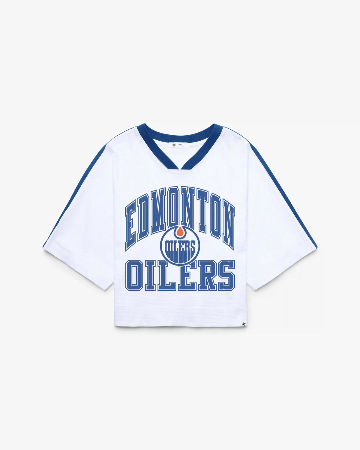 EDMONTON OILERS VINTAGE BIG OVERARCH '47 WOMEN'S DROP NEEDLE RAGLAN