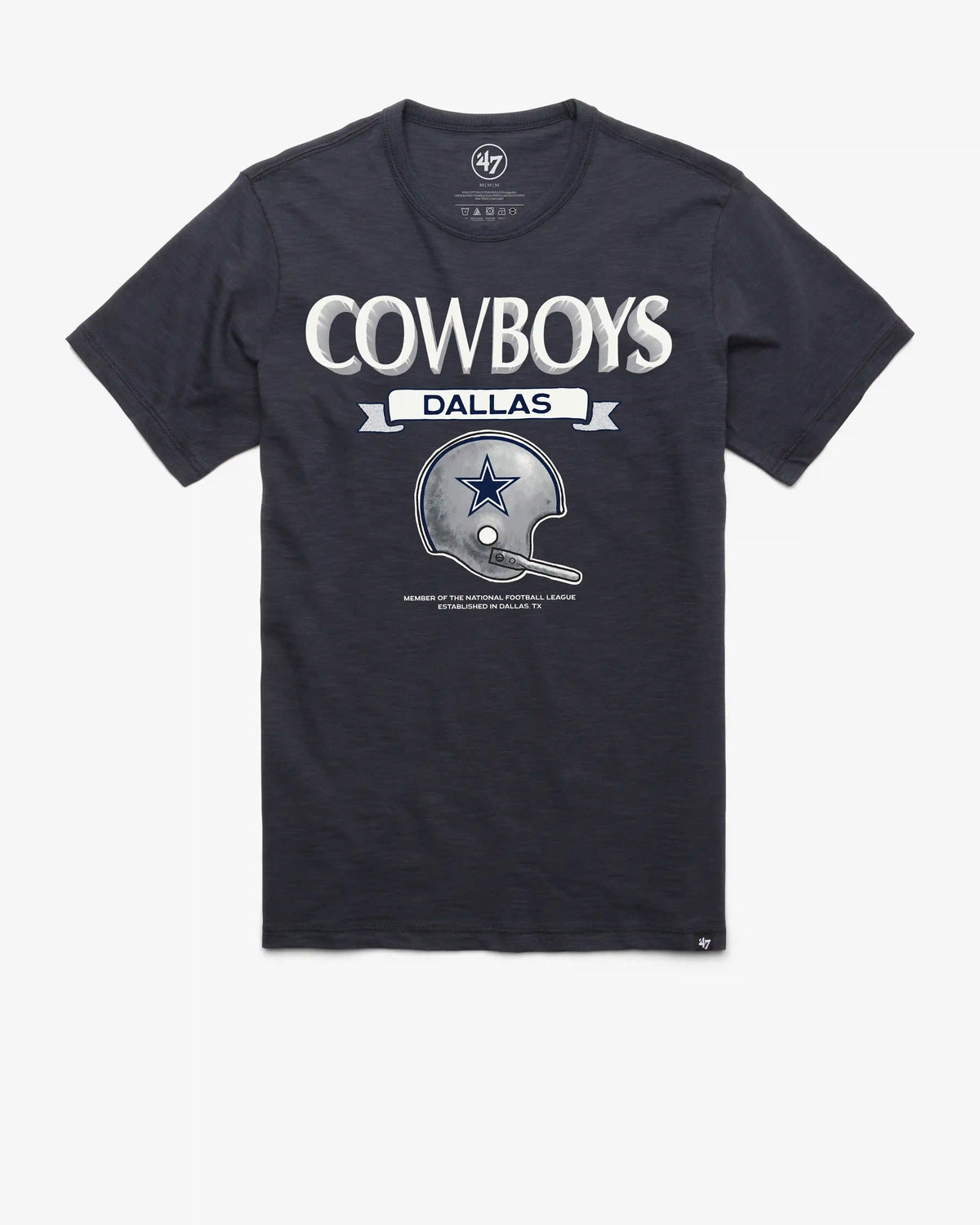 DALLAS COWBOYS HISTORIC LONG HAUL '47 SCRUM TEE