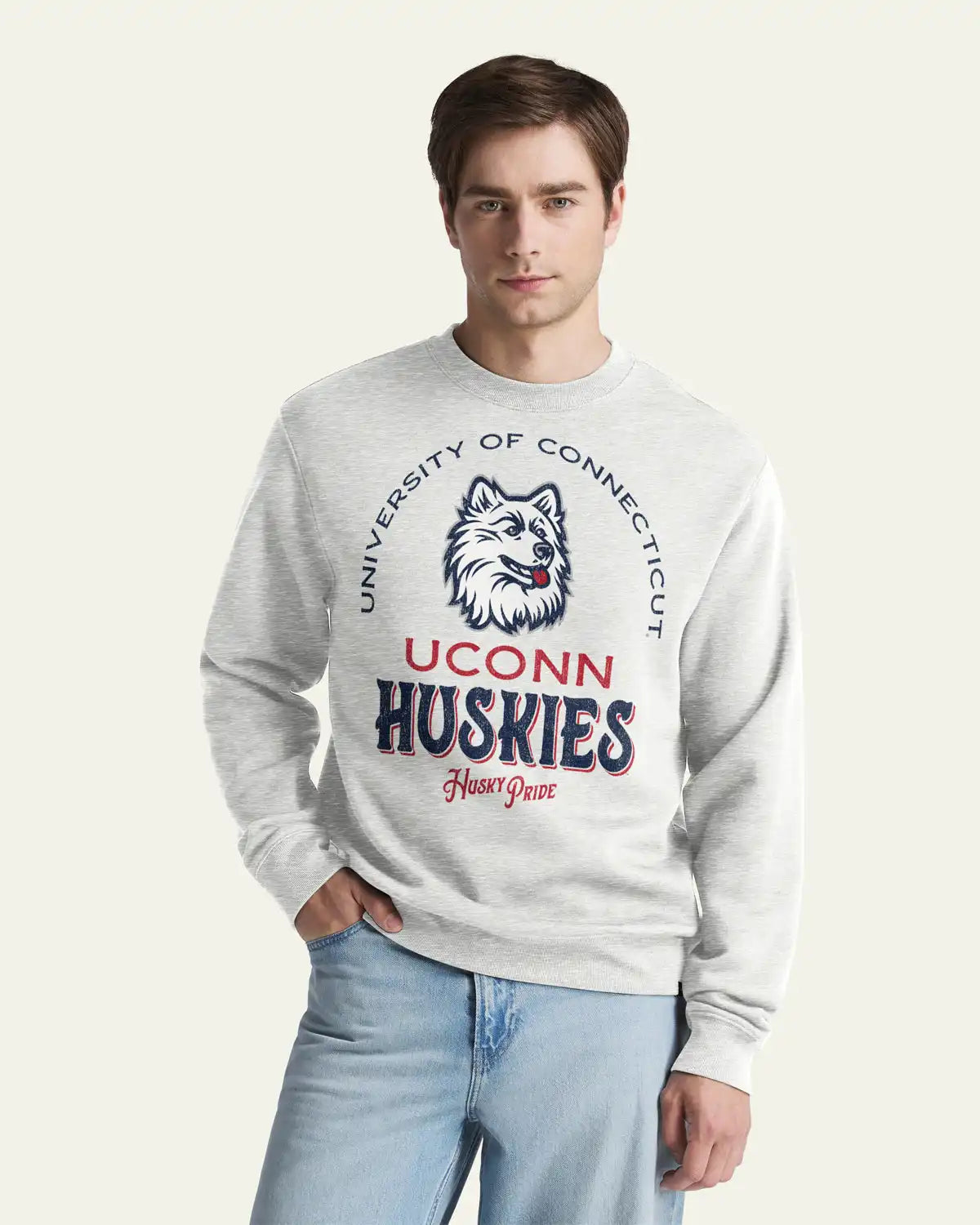 CONNECTICUT HUSKIES UCONN VINTAGE JUGGLETOSS '47 EVERYDAY CREW