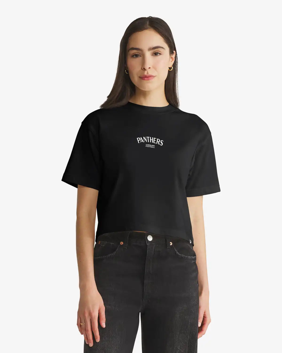 CAROLINA PANTHERS HADRIAN '47 FOUNDATION CROP TEE WOMENS