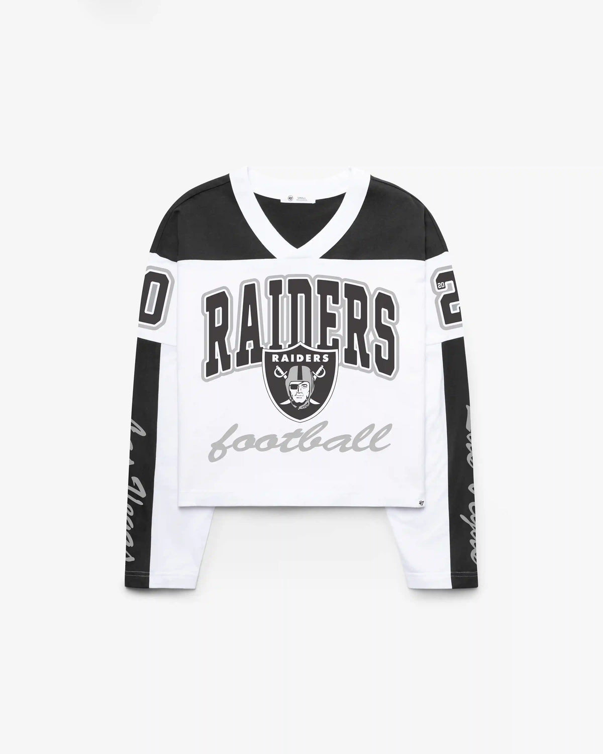 LAS VEGAS RAIDERS EXCLAMATION '47 WOMEN'S METRO JERSEY TEE