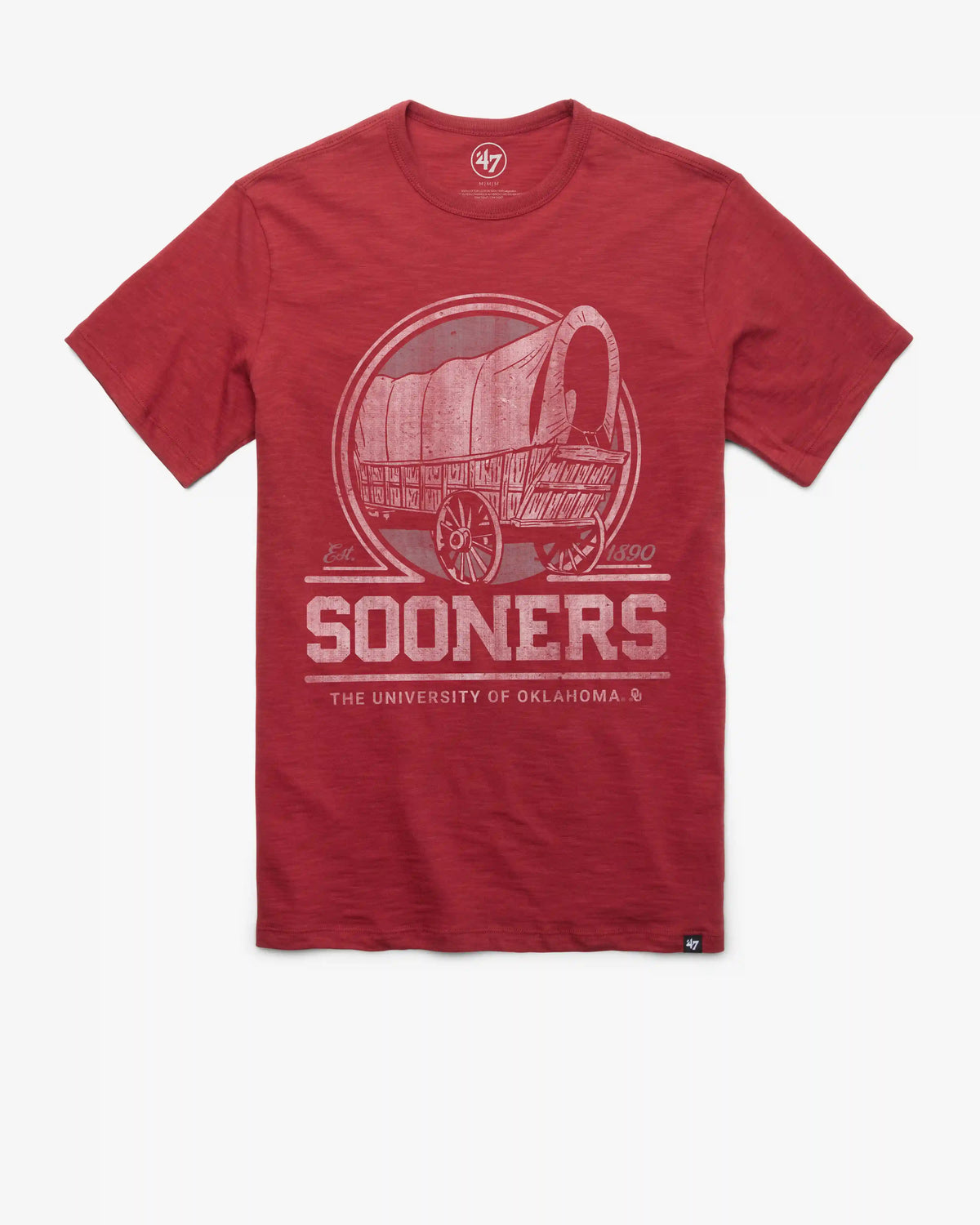 OKLAHOMA SOONERS EMBLEM MARK '47 SCRUM TEE