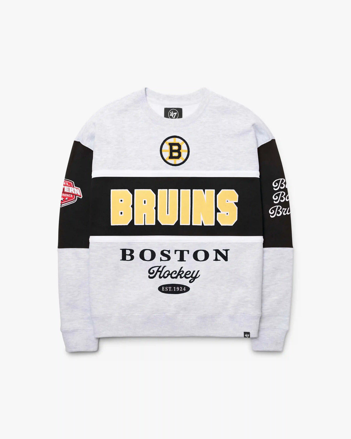 BOSTON BRUINS BLOCKFIELD MAXIMALIST CREW MEN