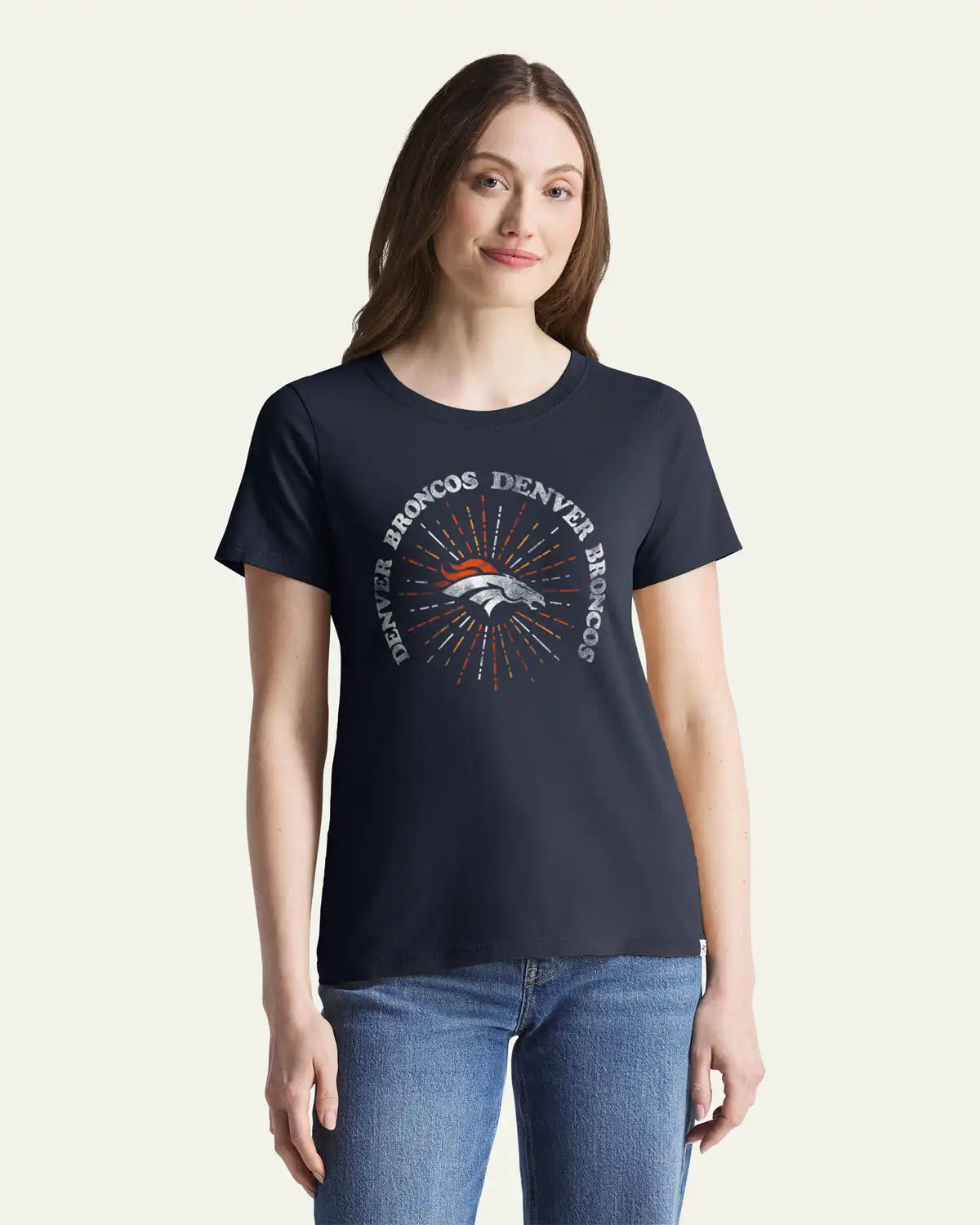 DENVER BRONCOS SHINE LINES '47 WOMEN'S EVERYDAY TEE