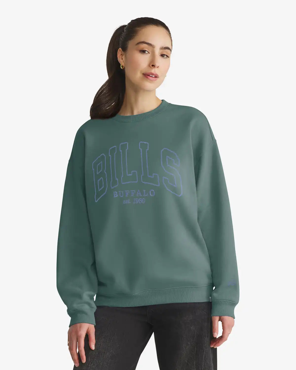 BUFFALO BILLS FORMA LUXE '47 WOMEN'S OVERSIZED CREW