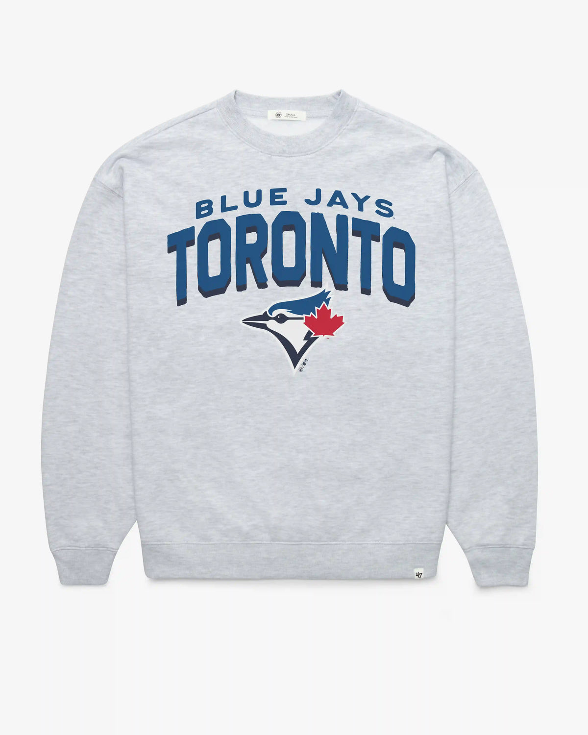 TORONTO BLUE JAYS CAMPUS ARCH CLOUD '47 OVERSIZED CREW WOMENS