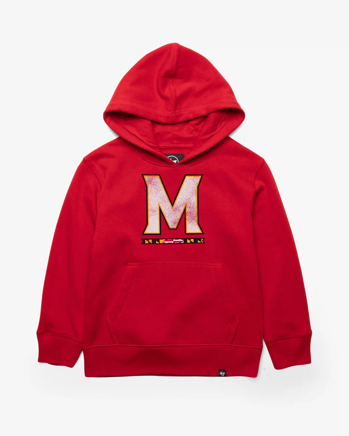 MARYLAND TERRAPINS DISTRESSED IMPRINT '47 KID'S HEADLINE HOOD