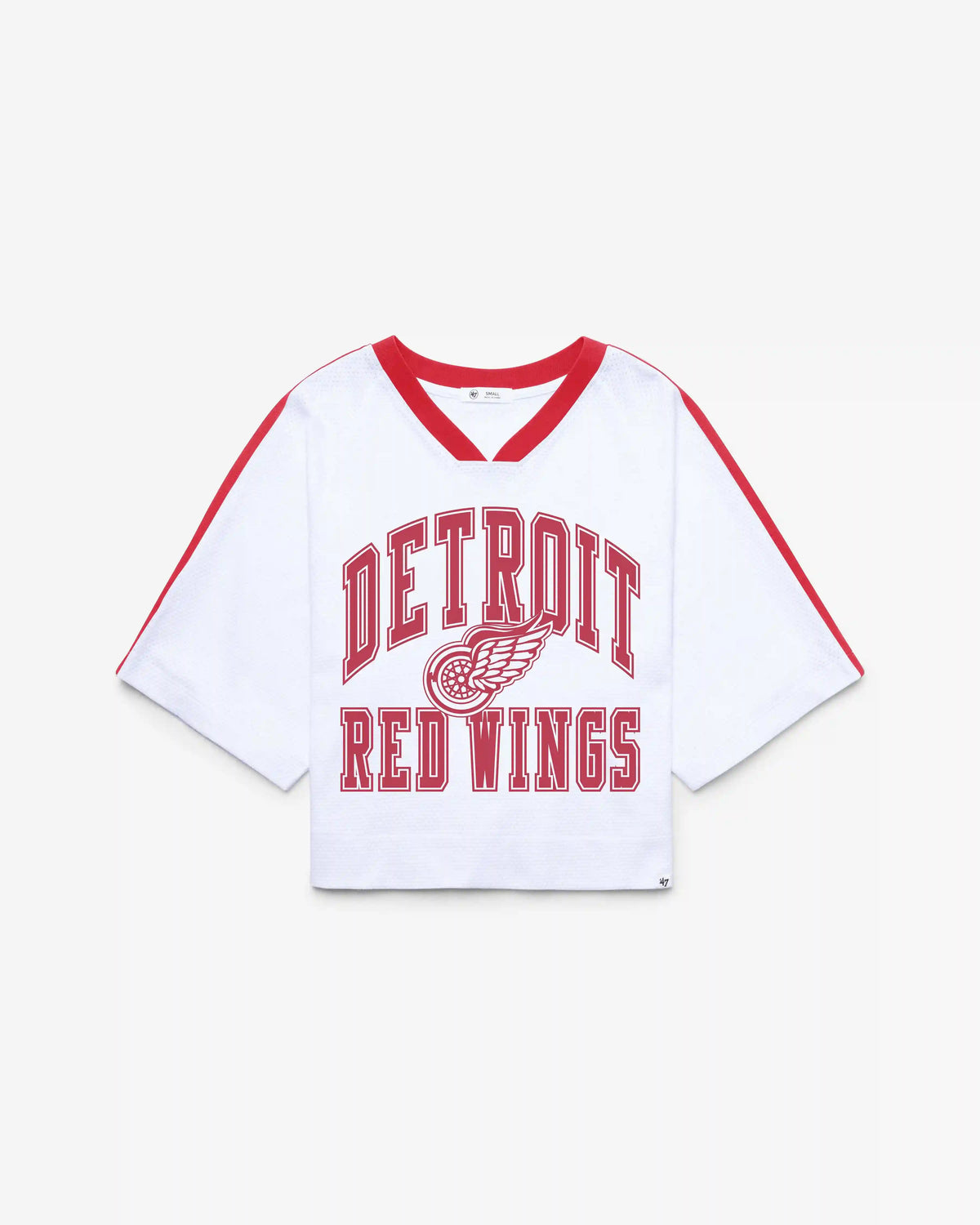 DETROIT RED WINGS VINTAGE BIG OVERARCH '47 WOMEN'S DROP NEEDLE RAGLAN