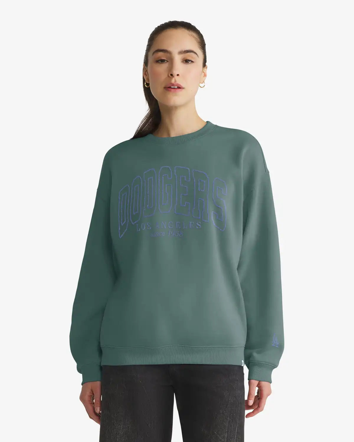 LOS ANGELES DODGERS FORMA LUXE '47 WOMEN'S OVERSIZED CREW