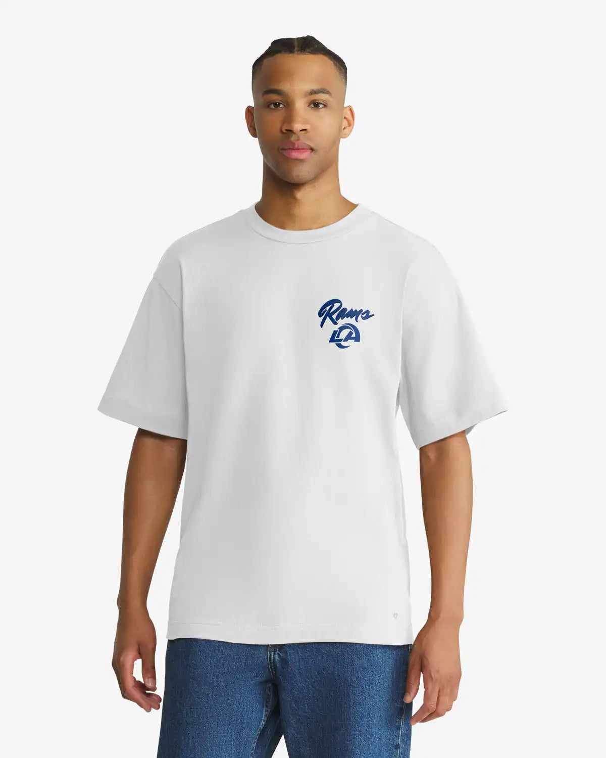 LOS ANGELES RAMS BACKER SCRIPT ILLUSTRATED '47 FOUNDATION TEE