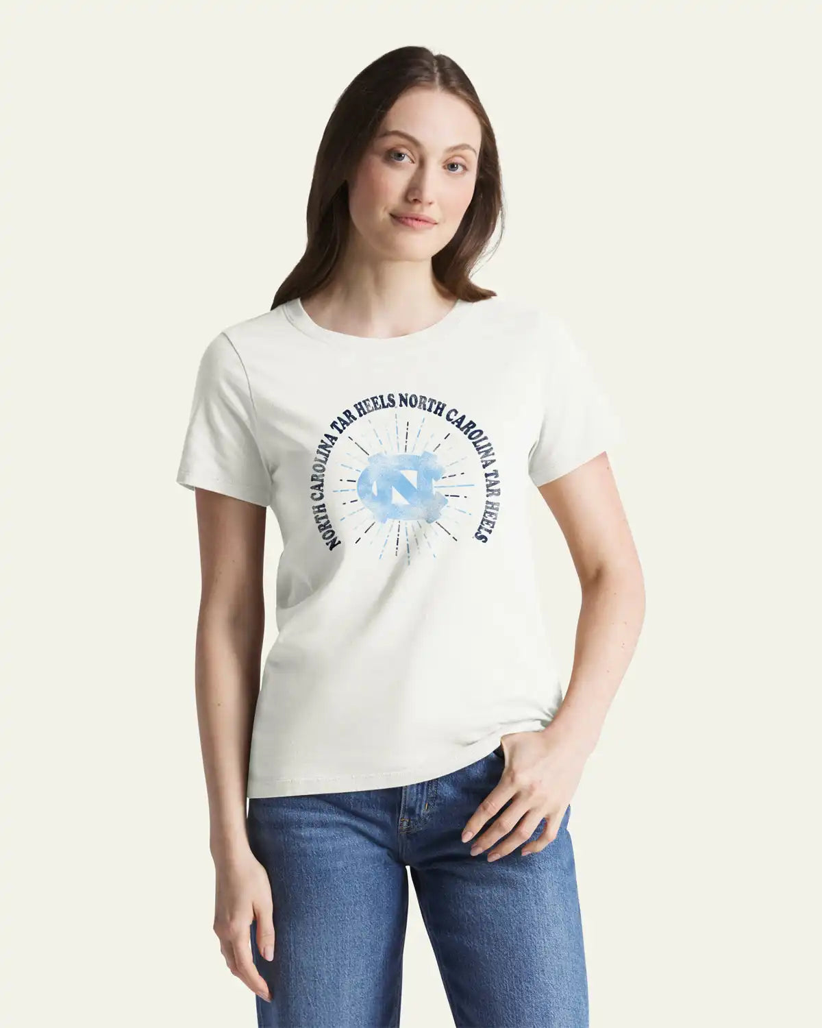 NORTH CAROLINA TAR HEELS UNC SHINE LINES '47 WOMEN'S EVERYDAY TEE
