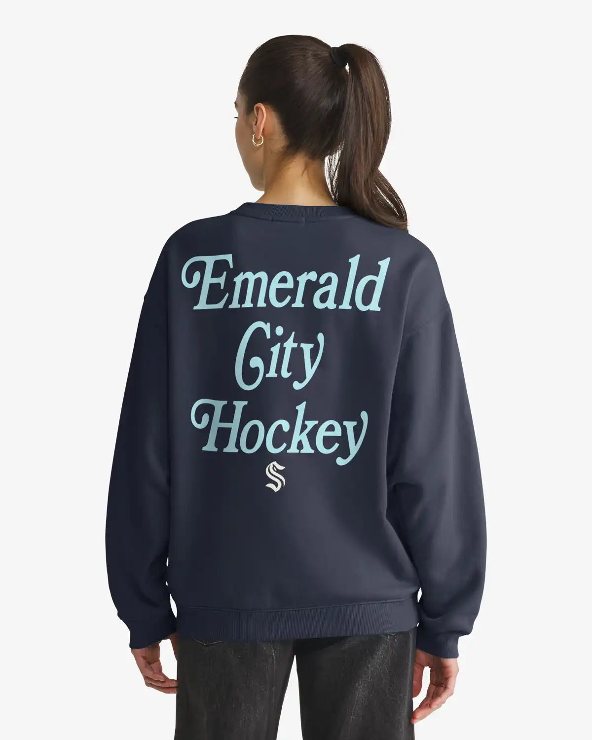 SEATTLE KRAKEN SHOUT IT OUT '47 WOMEN'S OVERSIZED CREW