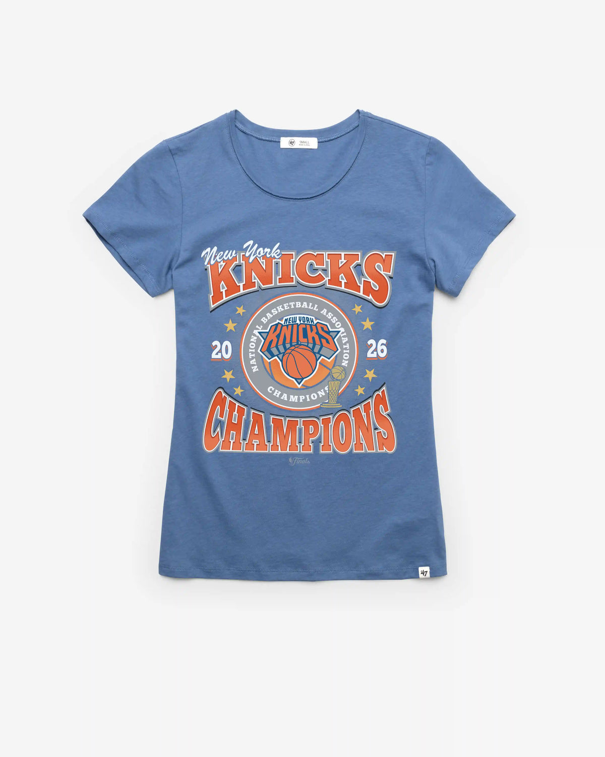 NEW YORK KNICKS 2026 NBA CHAMPIONS '47 WOMEN'S FRANKIE TEE