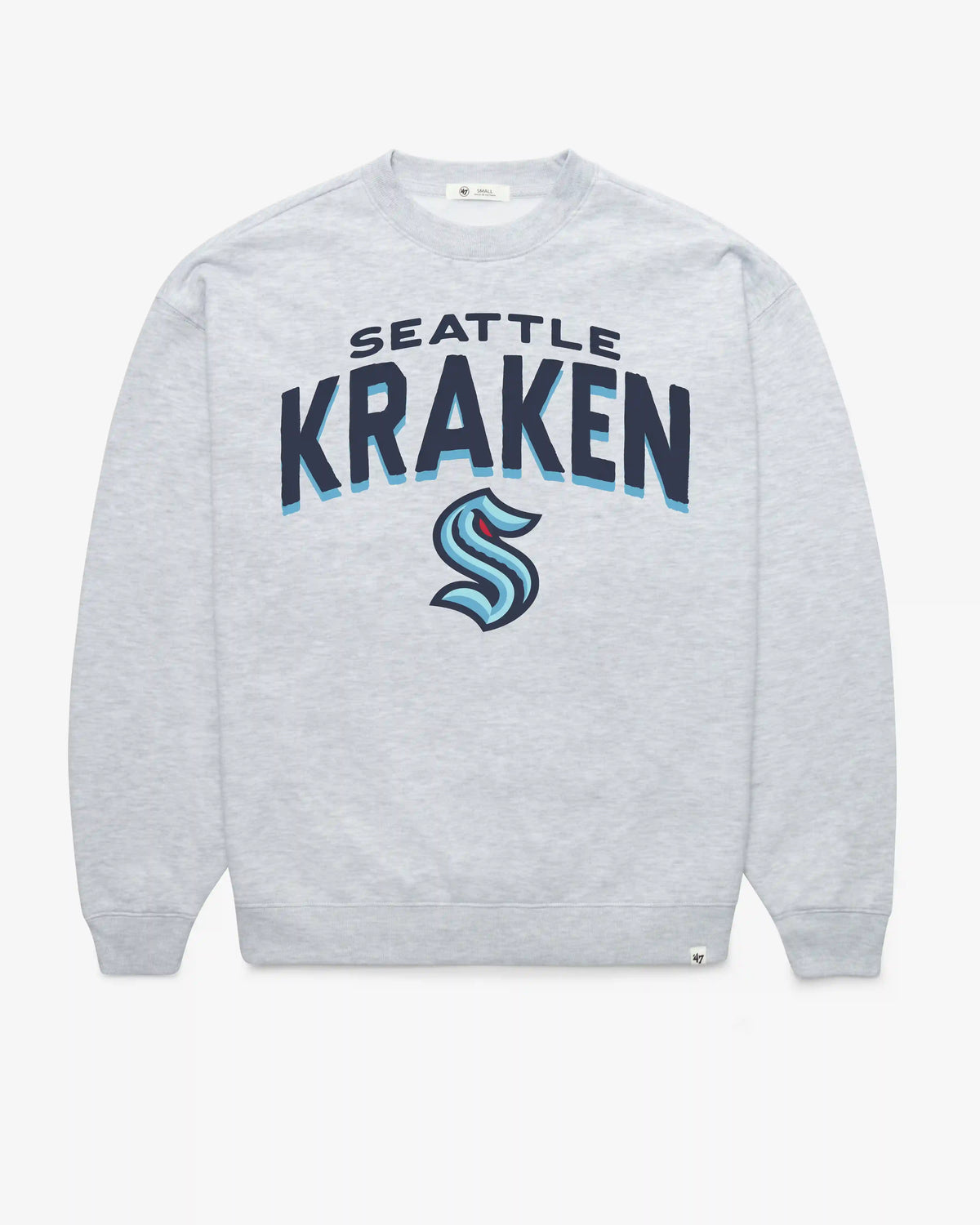 SEATTLE KRAKEN CAMPUS ARCH CLOUD '47 OVERSIZED CREW WOMENS