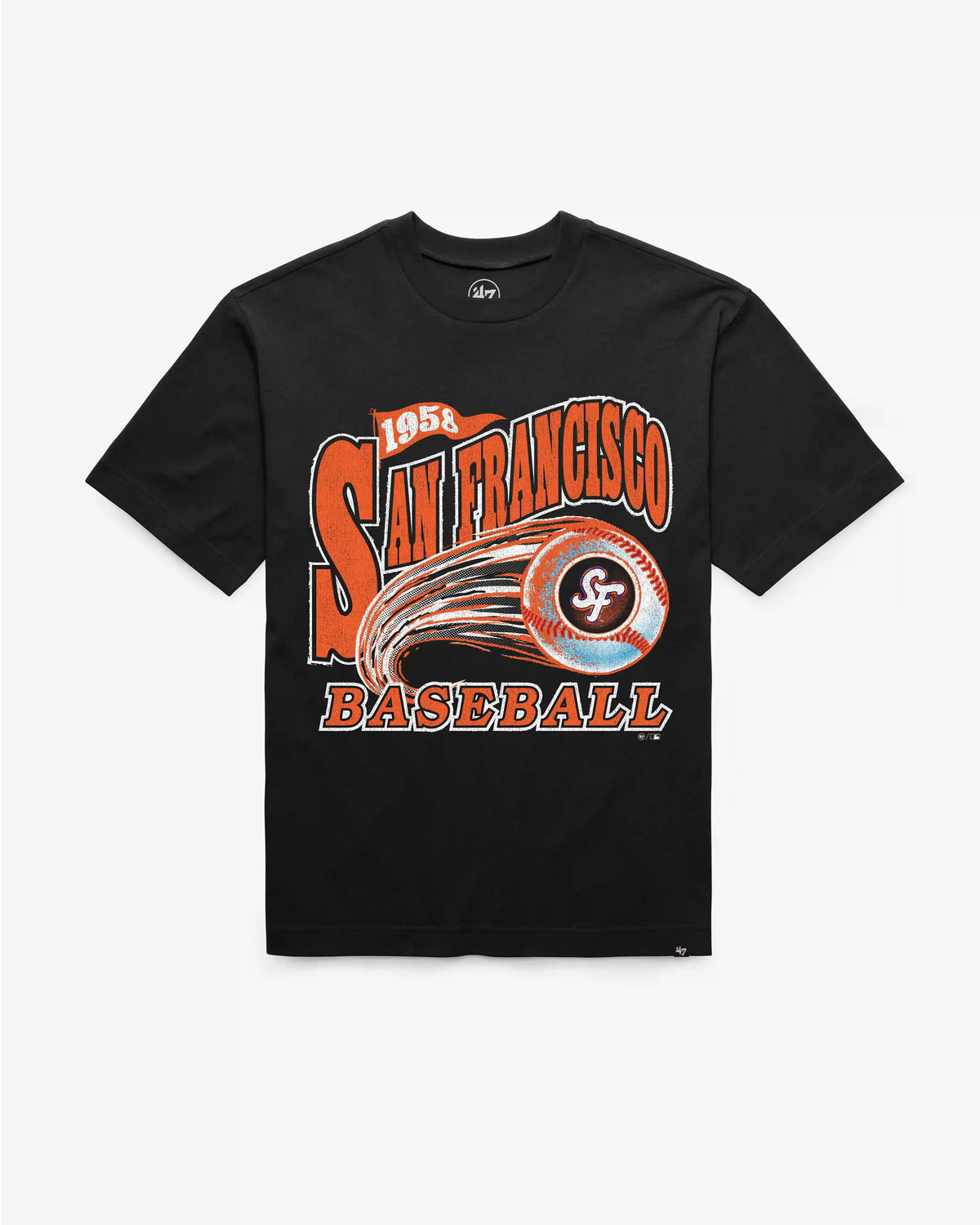 SAN FRANCISCO GIANTS CITY CONNECT GAME WORN CURVE '47 FOUNDATION TEE