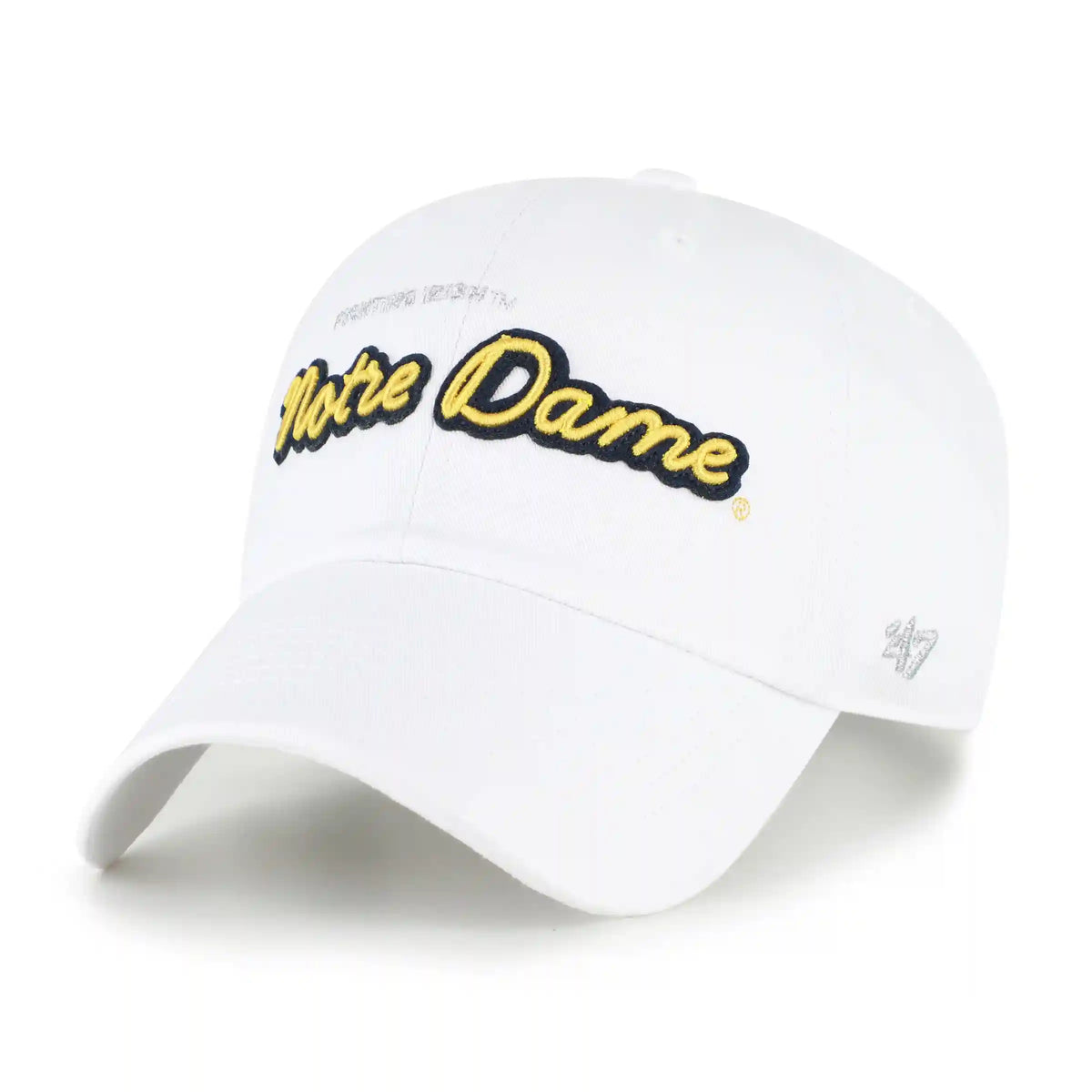 NOTRE DAME FIGHTING IRISH TRENDY SCRIPT '47 CLEAN UP