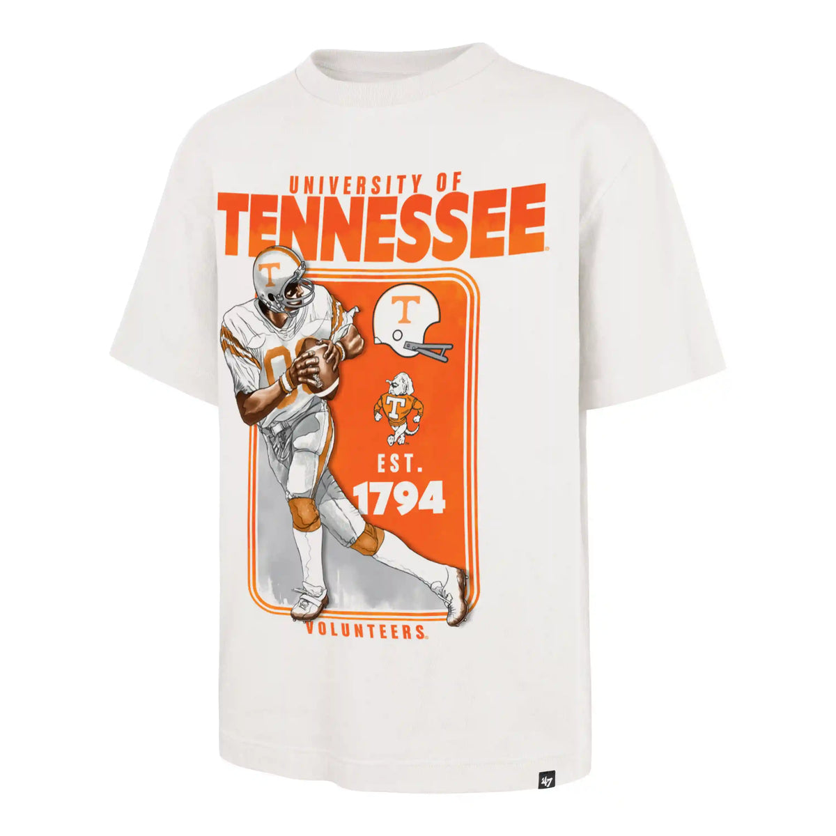TENNESSEE VOLUNTEERS VINTAGE PLAYBRUSH '47 FOUNDATION TEE