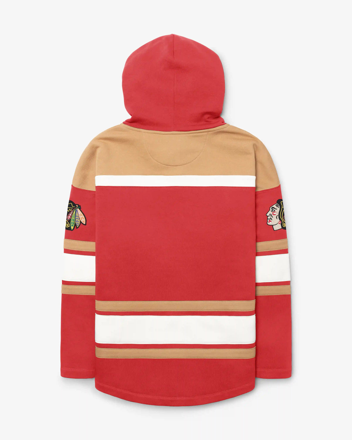 CHICAGO BLACKHAWKS BLOCK SCRIPT SUPERIOR '47 LACER HOOD