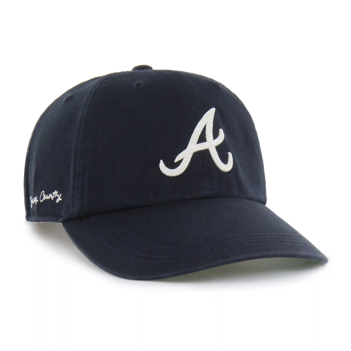ATLANTA BRAVES CHAIN SIDE STITCH '47 CLEAN UP LONG VISOR