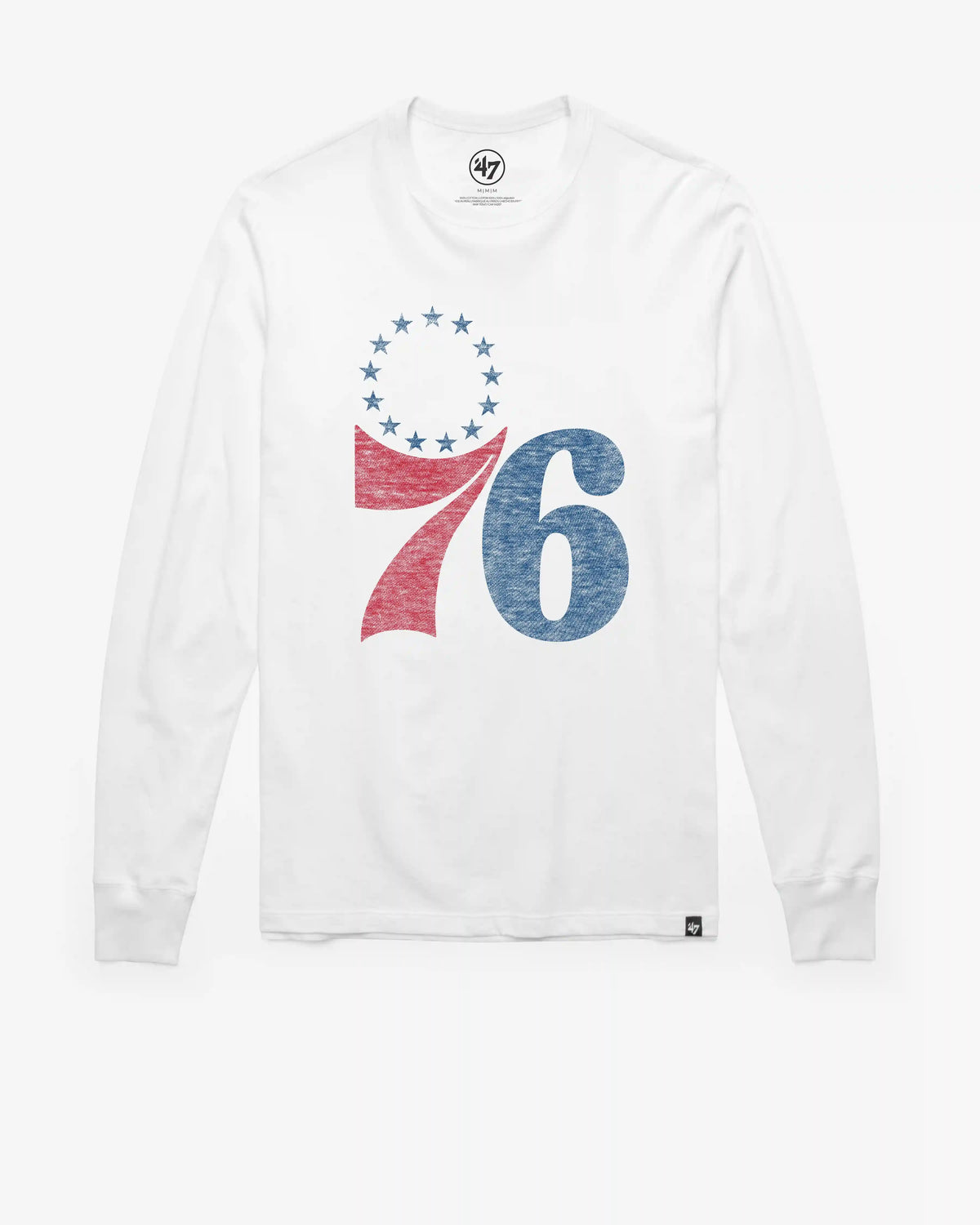 PHILADELPHIA 76ERS PREMIER '47 FRANKLIN LONG SLEEVE TEE
