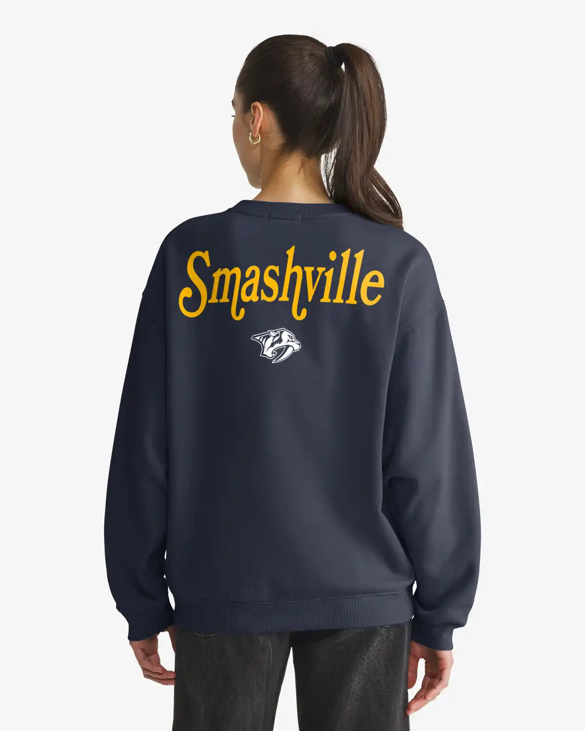 NASHVILLE PREDATORS SHOUT IT OUT '47 WOMEN'S OVERSIZED CREW