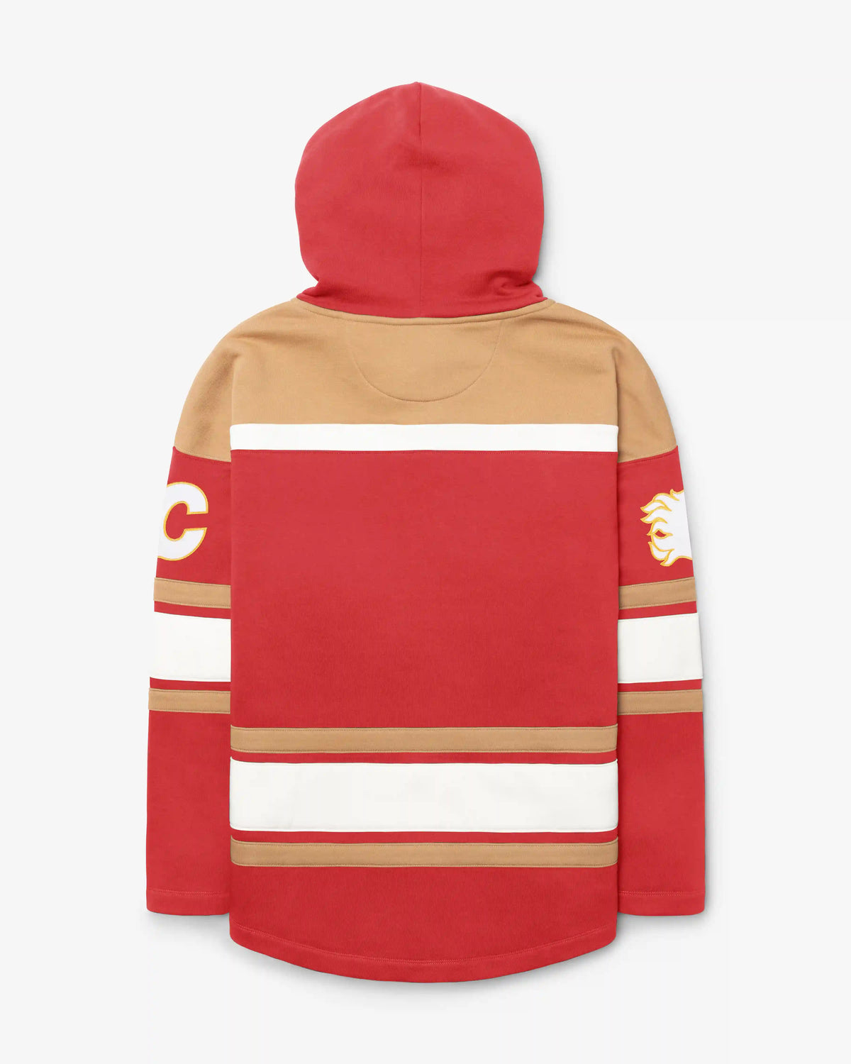 CALGARY FLAMES BLOCK SCRIPT SUPERIOR '47 LACER HOOD