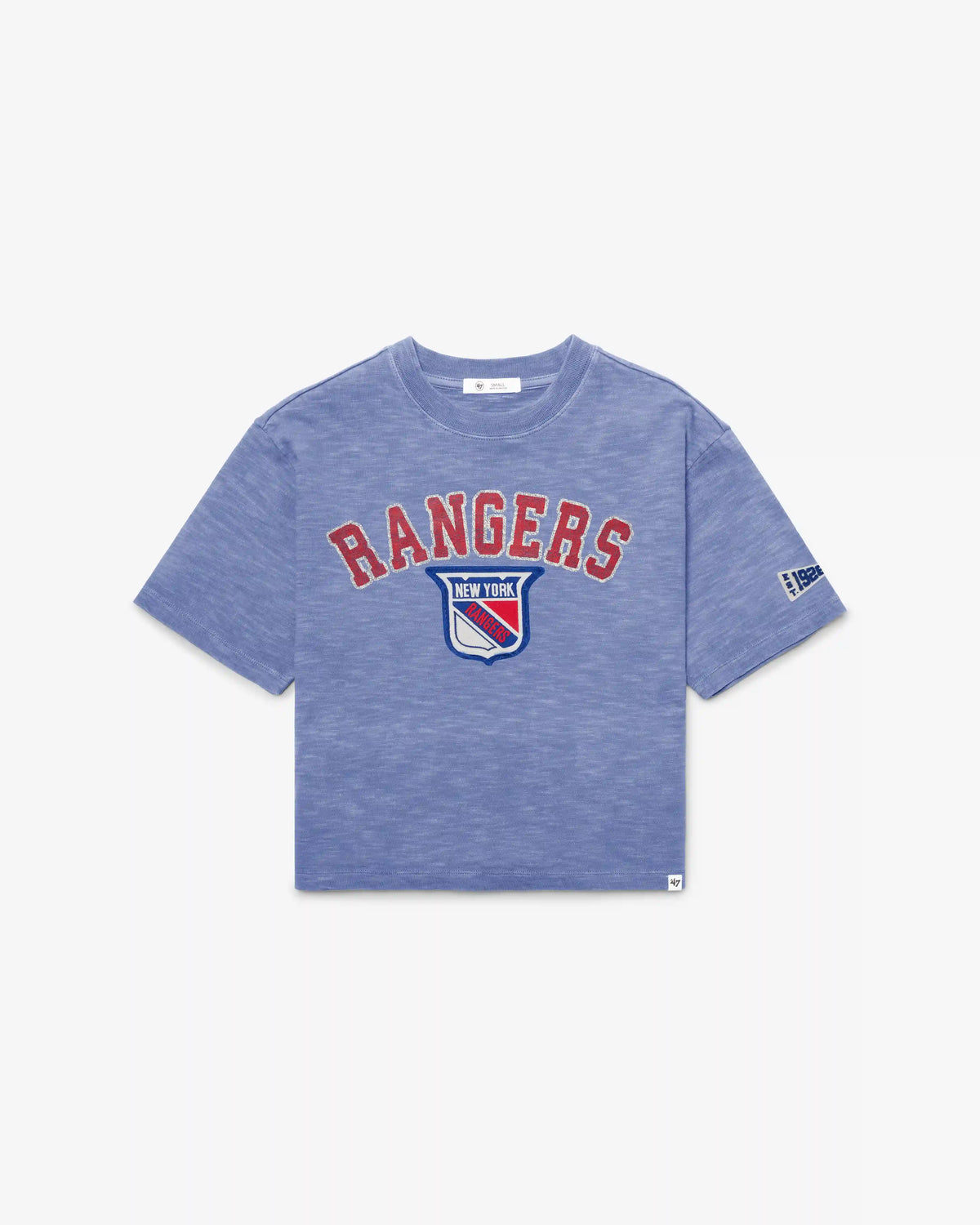 NEW YORK RANGERS VINTAGE ELMORE WELL WORN '47 HEAVY SLUB TEE WOMENS
