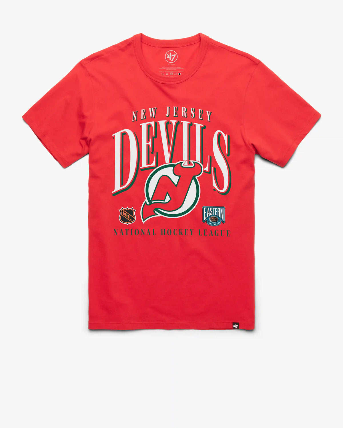 NEW JERSEY DEVILS VINTAGE CREASE '47 FRANKLIN TEE