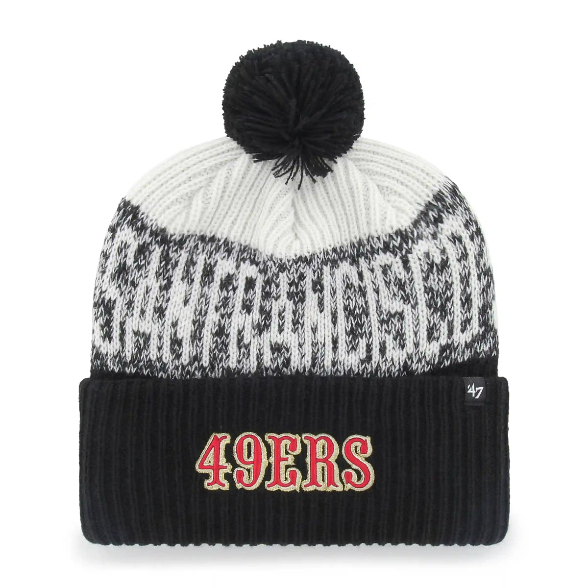SAN FRANCISCO 49ERS RIVALRY BONE CHILL '47 CUFF KNIT
