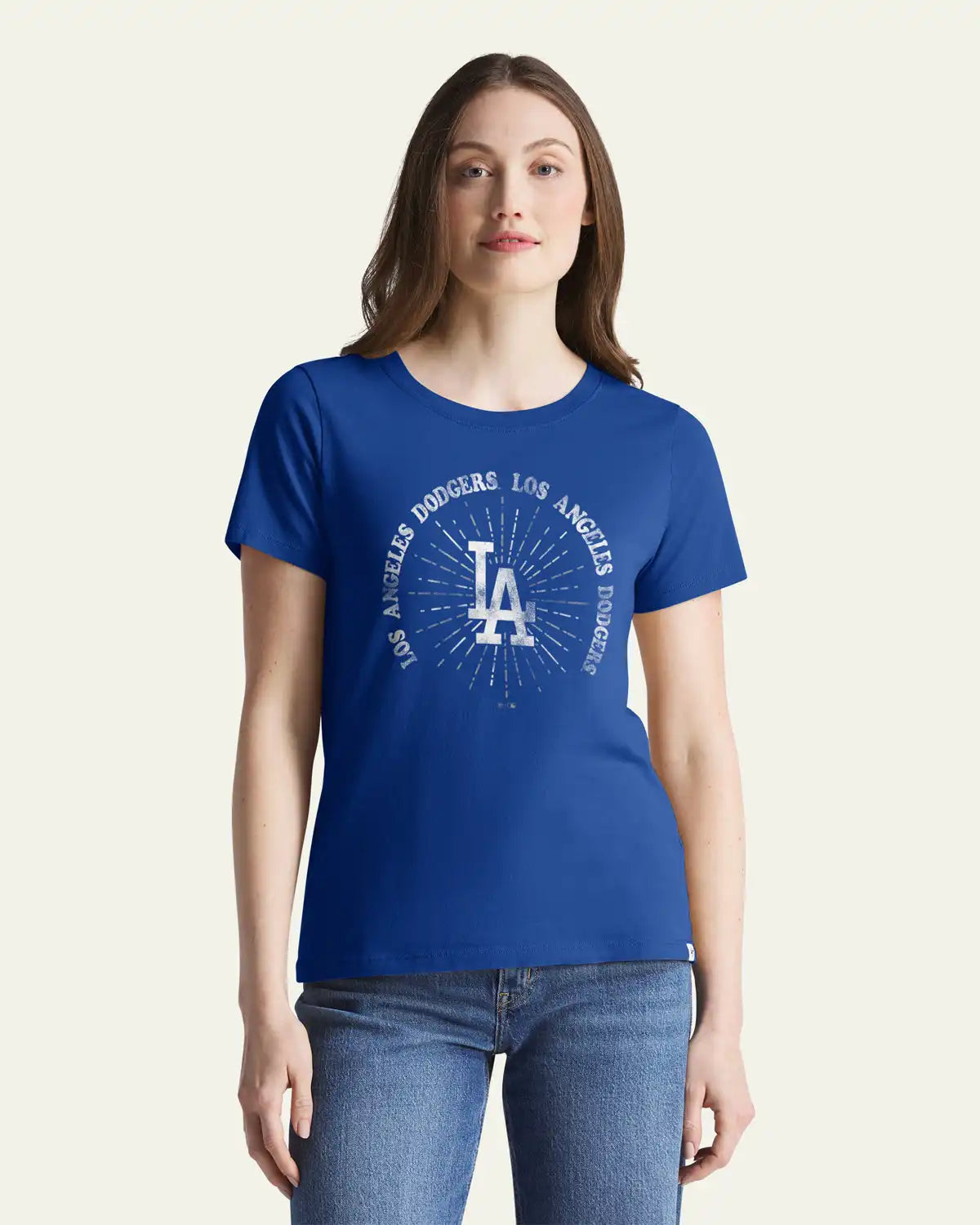 LOS ANGELES DODGERS SHINE LINES '47 WOMEN'S EVERYDAY TEE