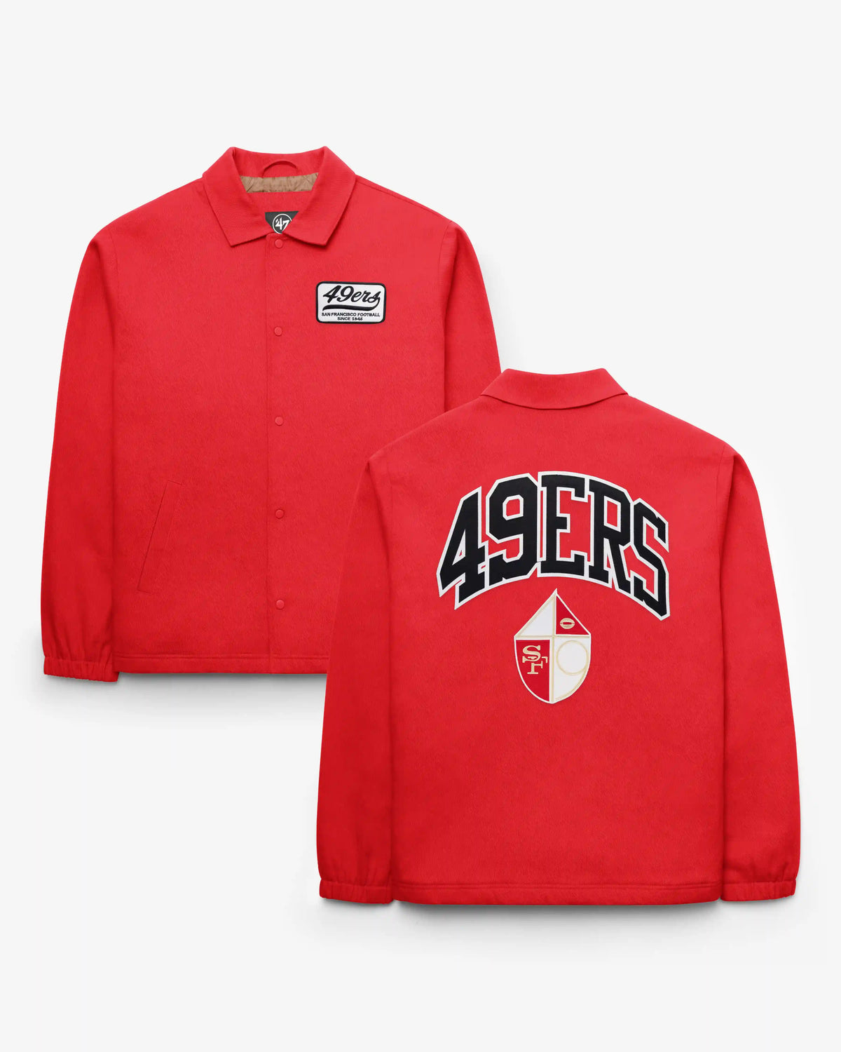 SAN FRANCISCO 49ERS HISTORIC RETREAD '47 COACHES JACKET