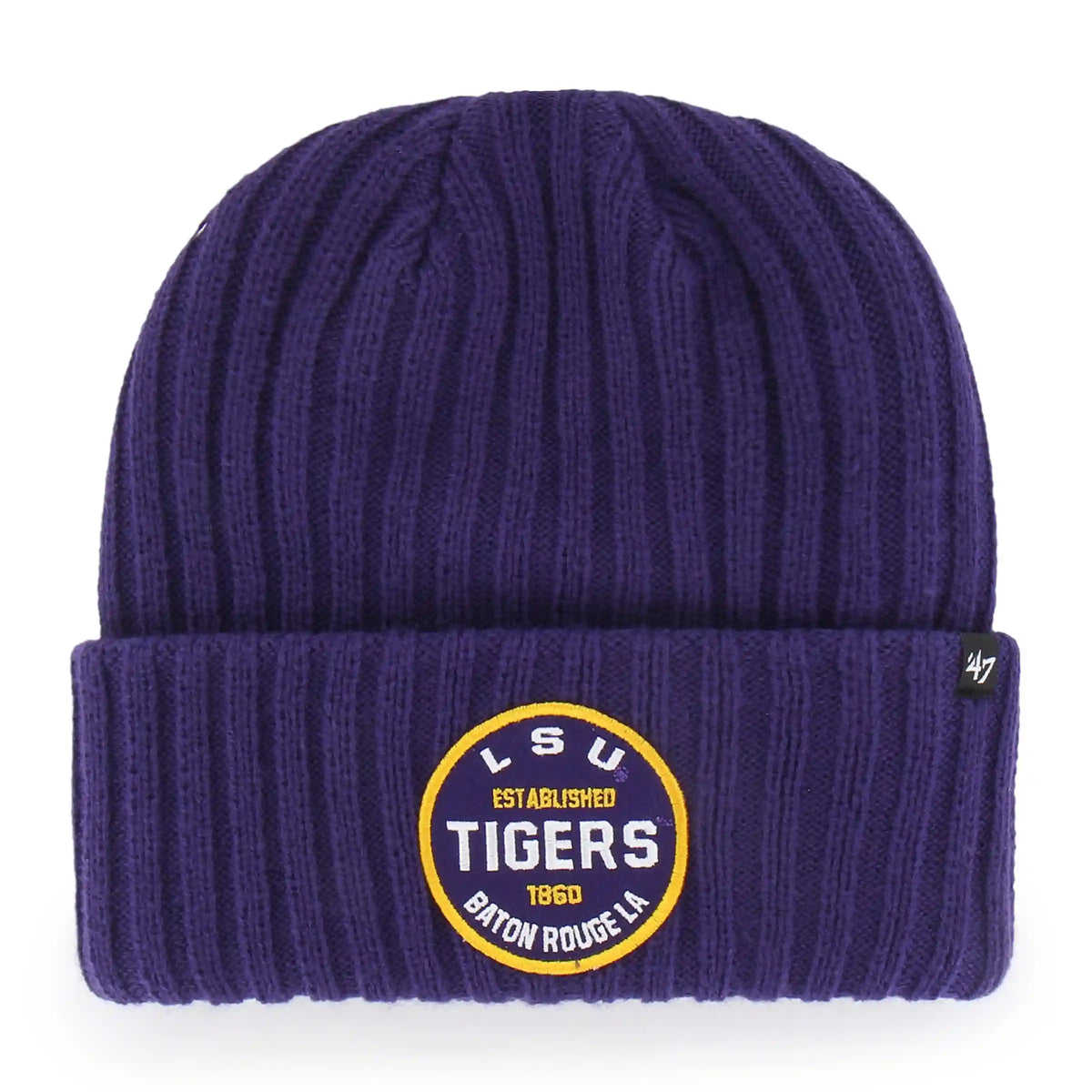Louisiana State Tigers LSU Vintage Ribbed Snowdrift '47 Cuff Knit
