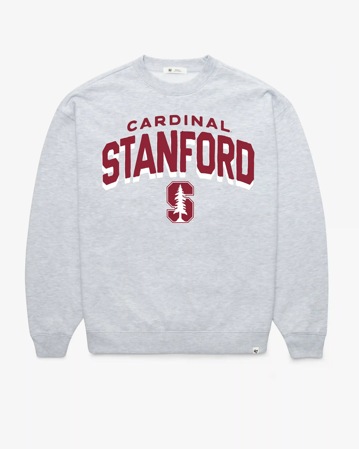 STANFORD CARDINAL CAMPUS ARCH CLOUD '47 OVERSIZED CREW WOMENS