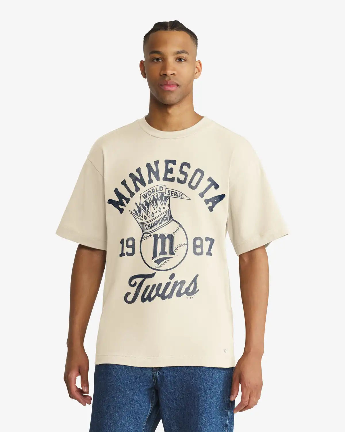 MINNESOTA TWINS COOPERSTOWN WORLD SERIES CROWNED '47 FOUNDATION TEE