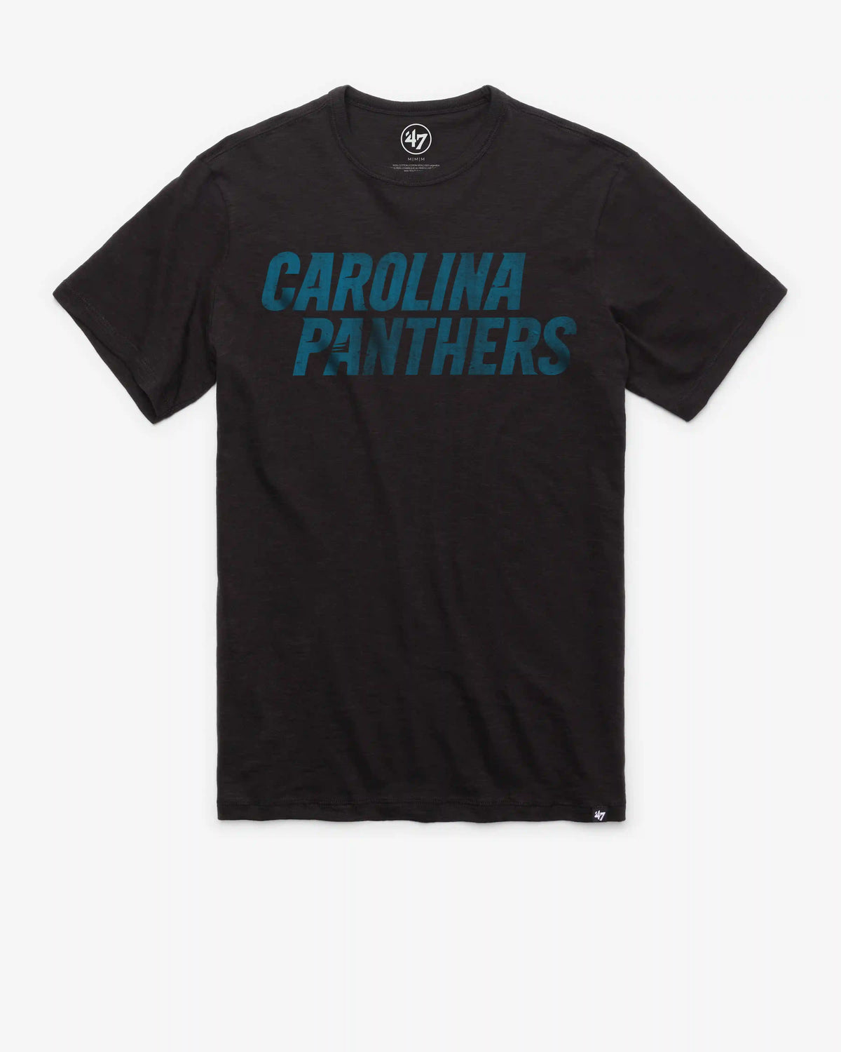 CAROLINA PANTHERS GRIT WORDMARK '47 SCRUM TEE