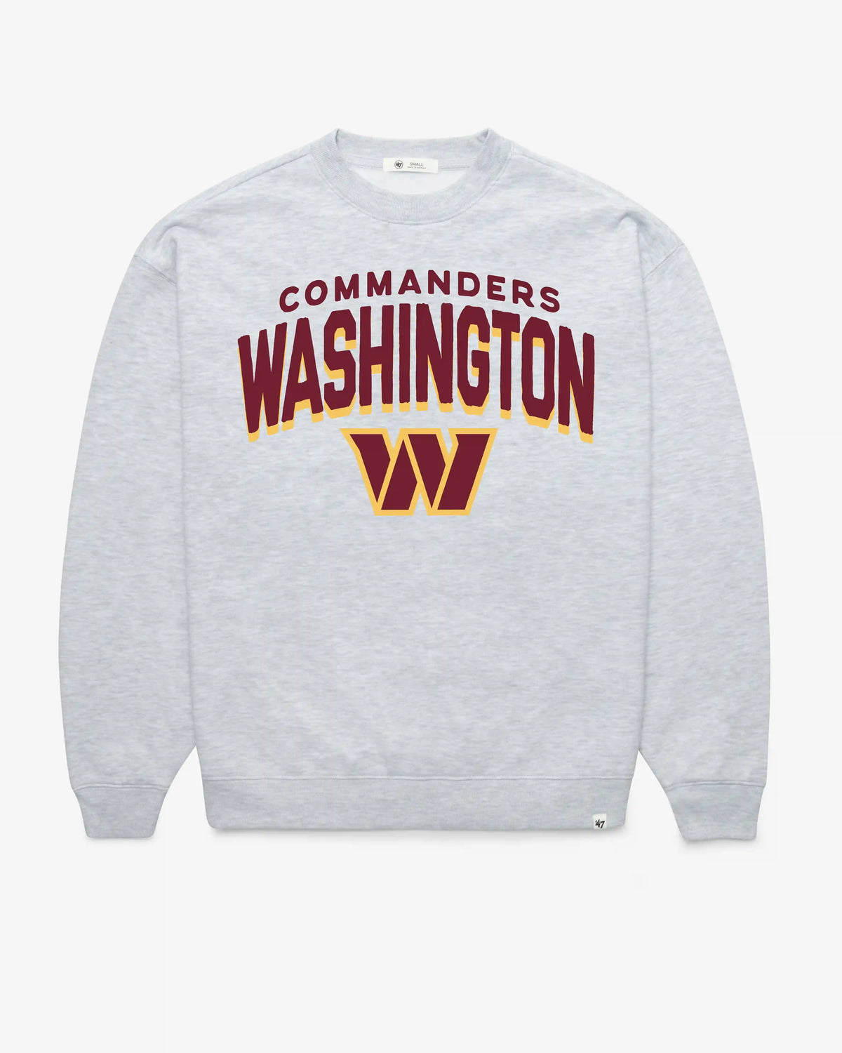 WASHINGTON COMMANDERS CAMPUS ARCH CLOUD '47 OVERSIZED CREW WOMENS