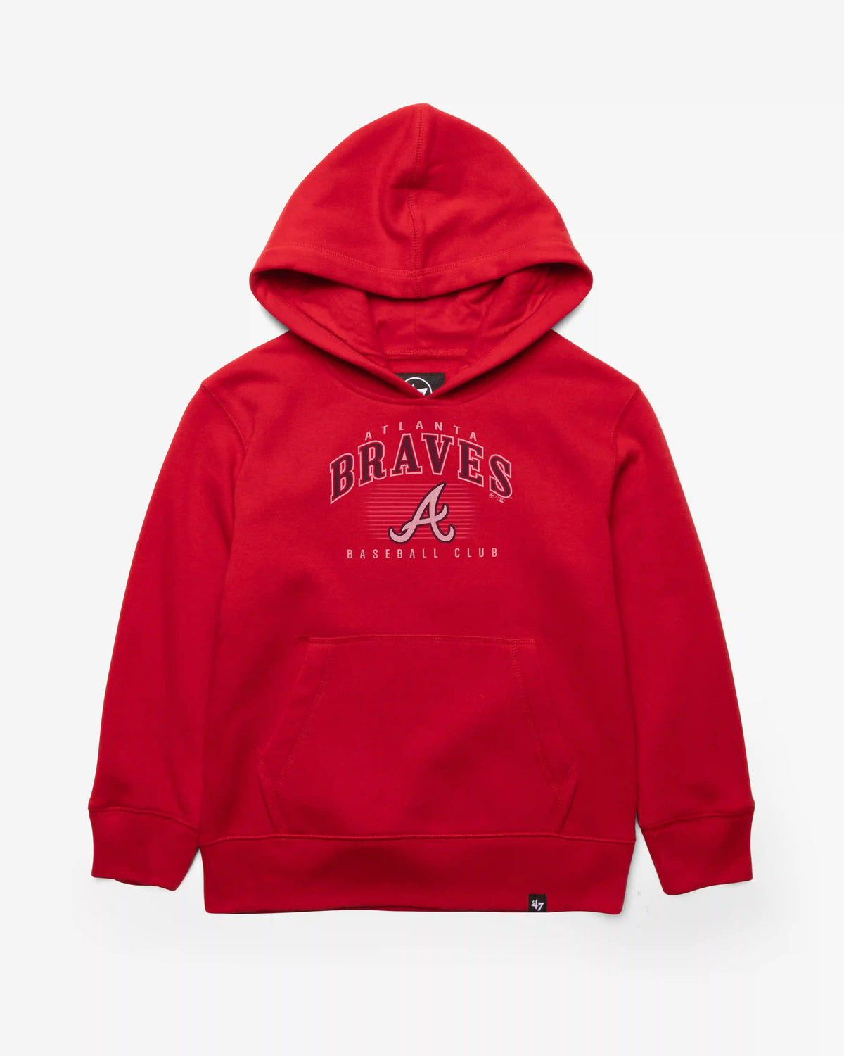 ATLANTA BRAVES DOUBLE HEADER '47 KID'S HEADLINE HOOD