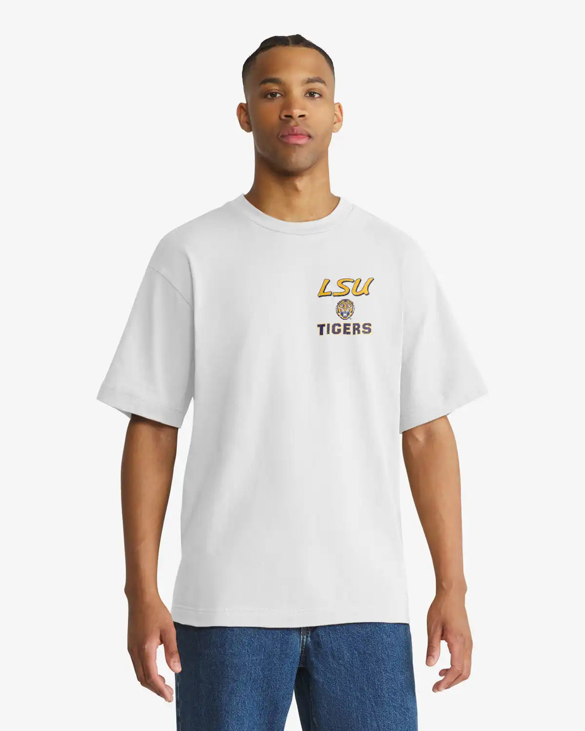 LOUISIANA STATE TIGERS LSU CAMPUS MASCOT BACKER '47 FOUNDATION TEE