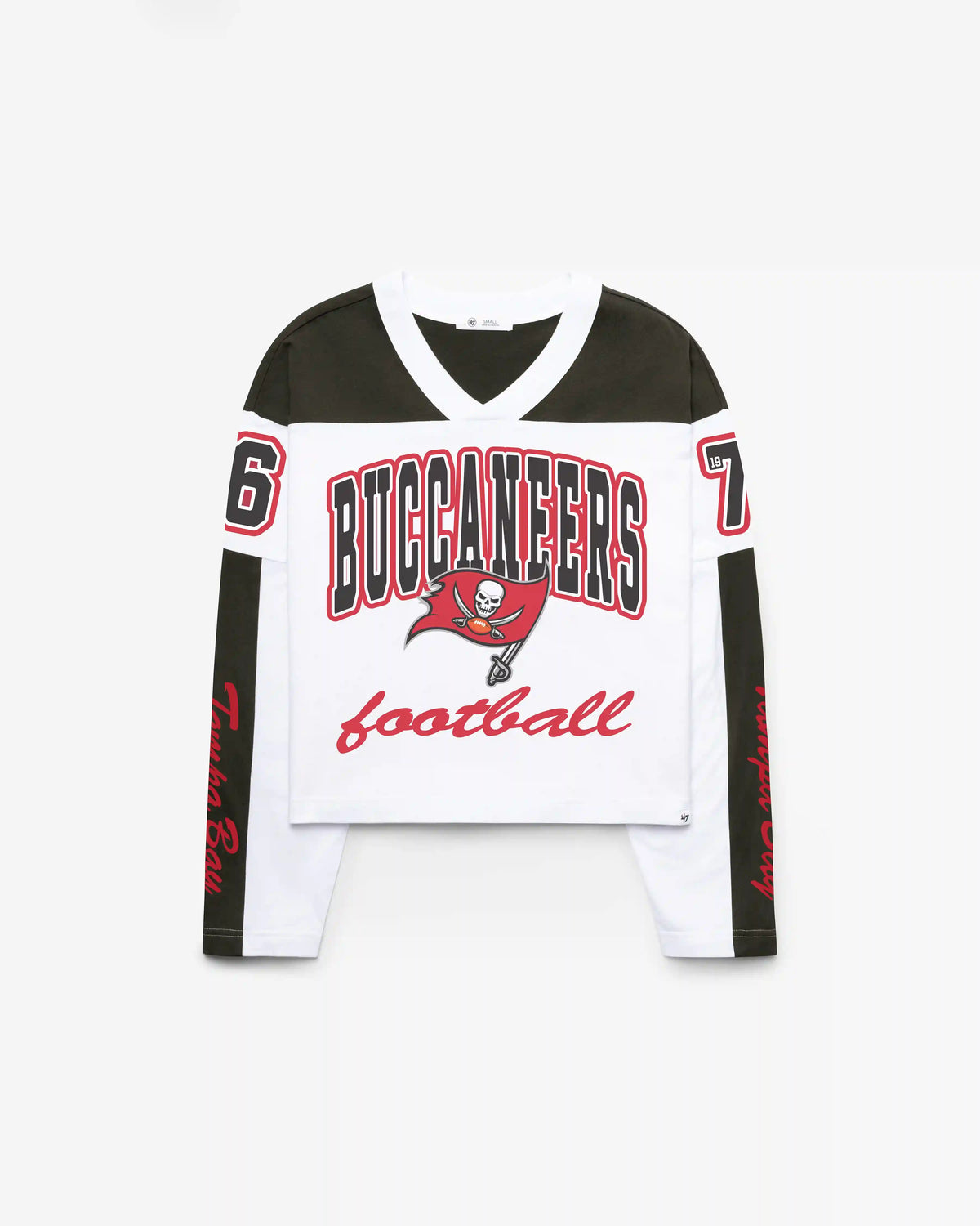 TAMPA BAY BUCCANEERS EXCLAMATION '47 WOMEN'S METRO JERSEY TEE