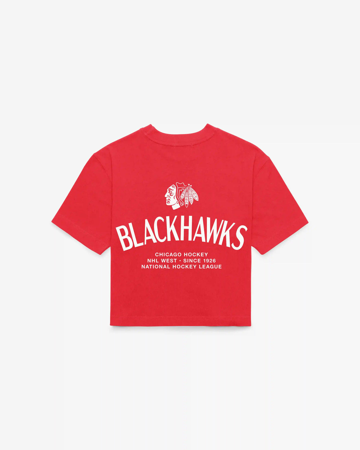 CHICAGO BLACKHAWKS HADRIAN '47 FOUNDATION CROP TEE WOMENS